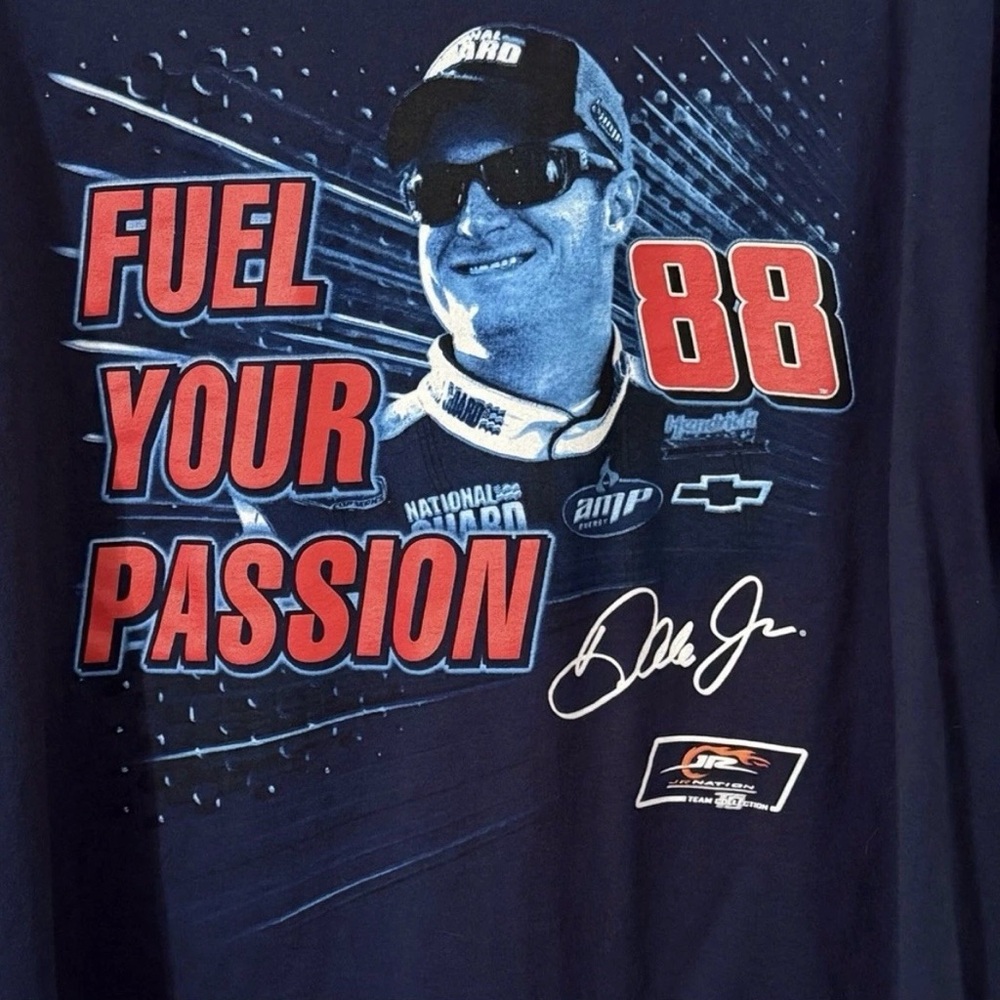 2009 Dale Earnhardt Jr NASCAR Tour Tee XL #88 National Guard Racing - Picture 3 of 5